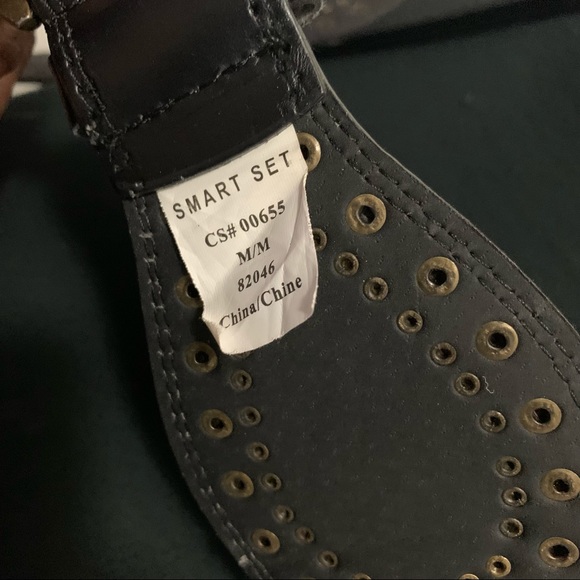 Smart Set Chic Brass Studded Detailing Elastane Waist Wide Belt - Picture 8 of 8